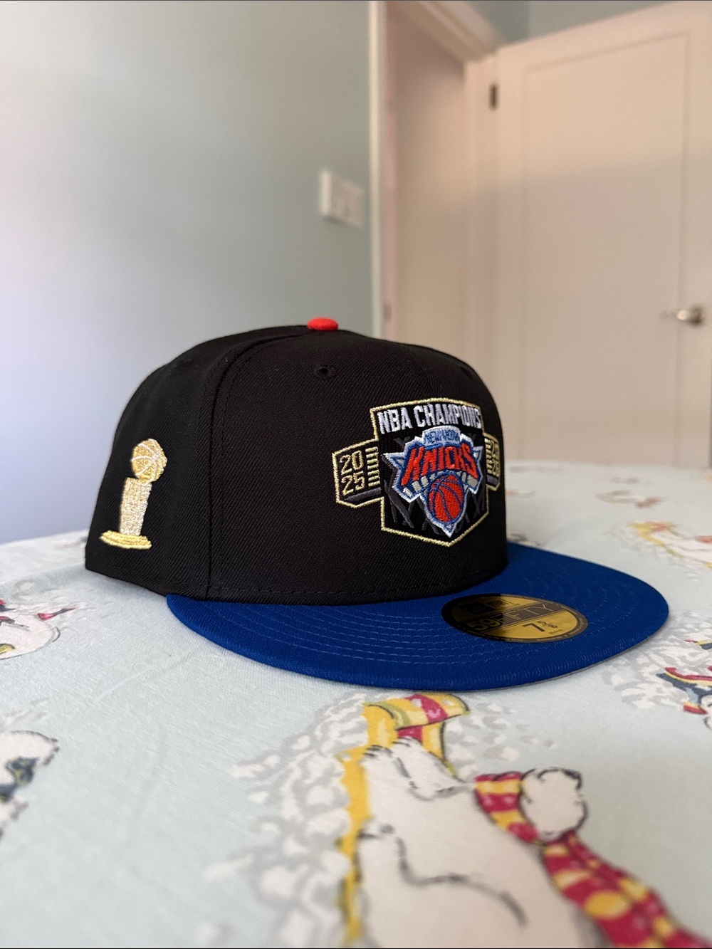 New York Knicks 2026 NBA Championship 59fifty fitted hat - Size 7 5/8